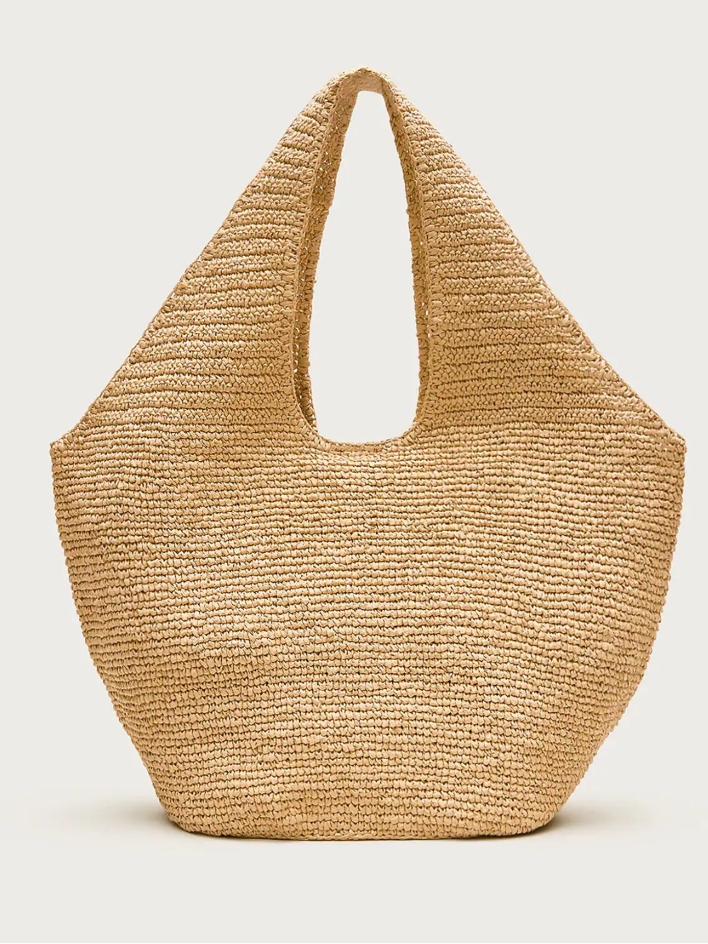 J crew Large handknotted straw tote